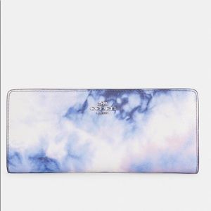 coach tie dye wallet